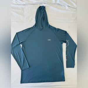 AFTCO samurai long sleeve sun hoodie size large